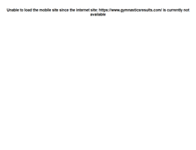 Tablet Screenshot of gymnasticsresults.com